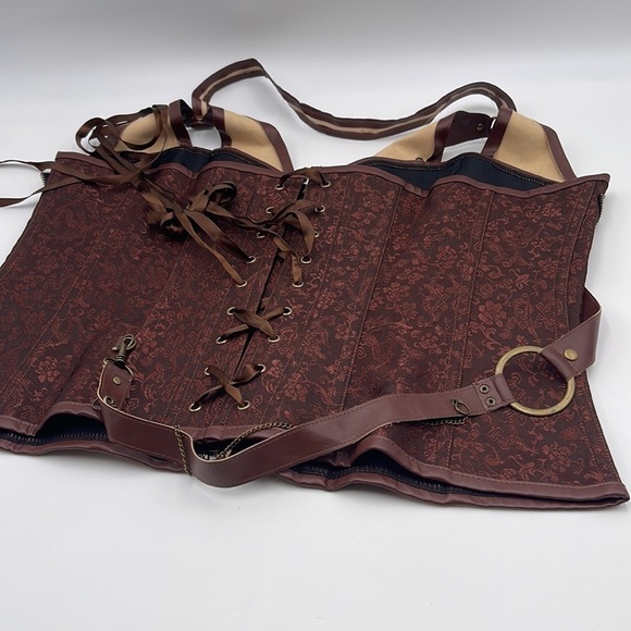 3XL Brown Corset *New without tags * - Picture 12 of 12